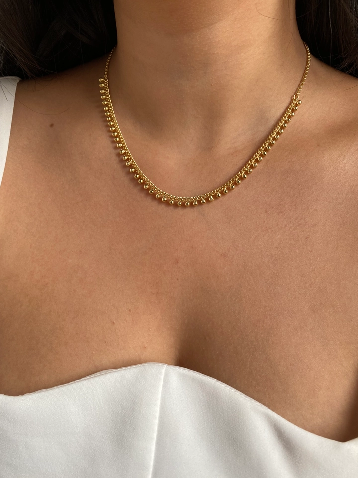 Choker Bolas Penduradas - 3