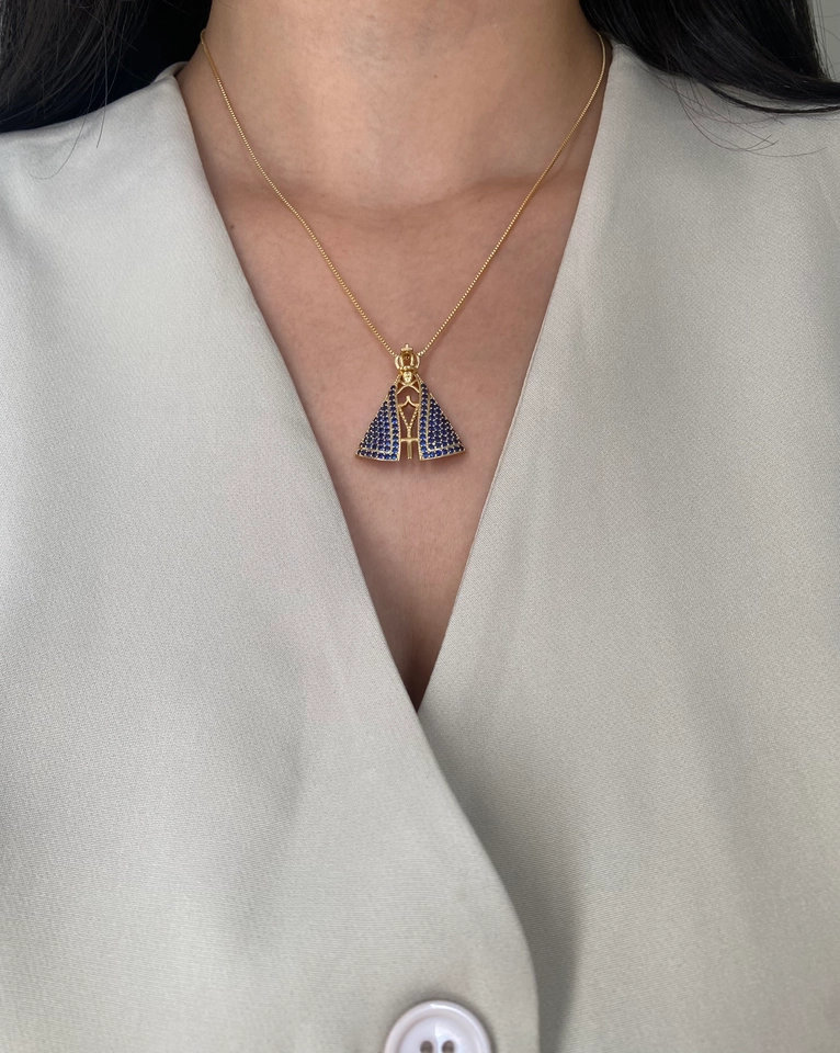 Colar Nossa Senhora Azul - 5