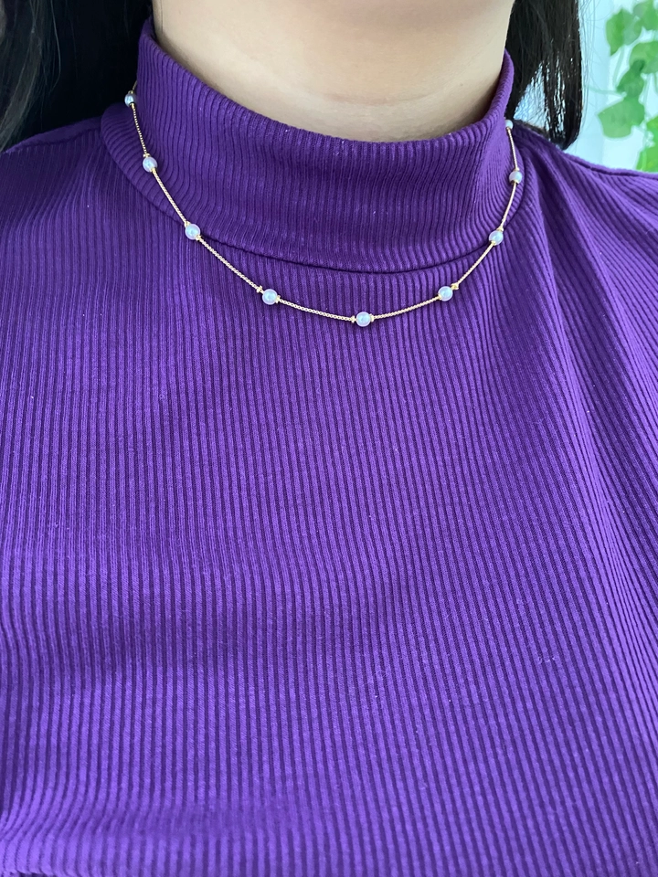Choker Mini Pérolas - 1