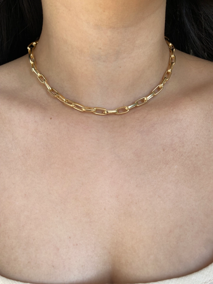 Choker Elos Retangulares - 4