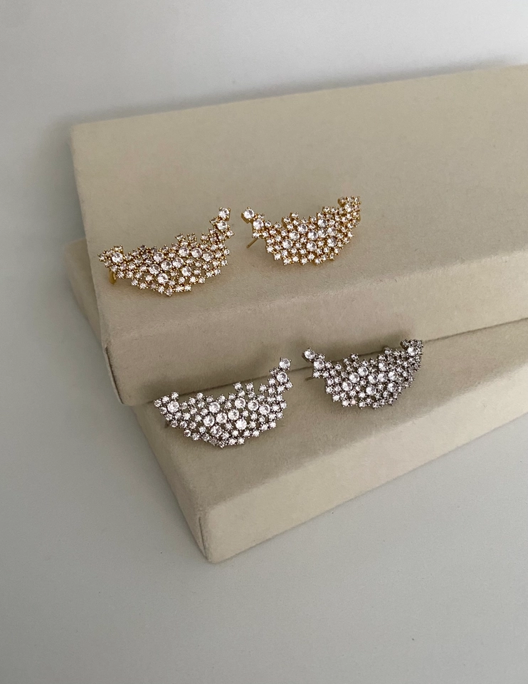 Ear Cuff Asa Cravejado - 3