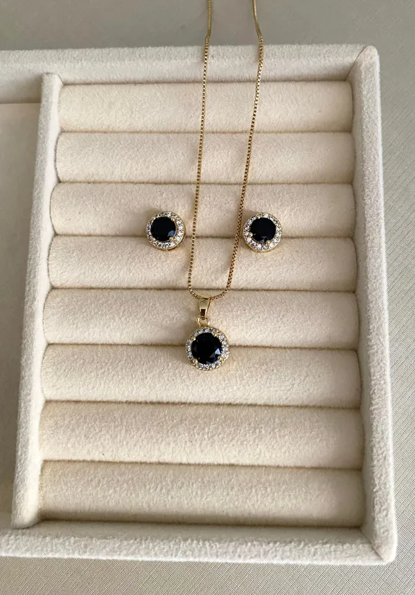 Conjunto Redondo Preto