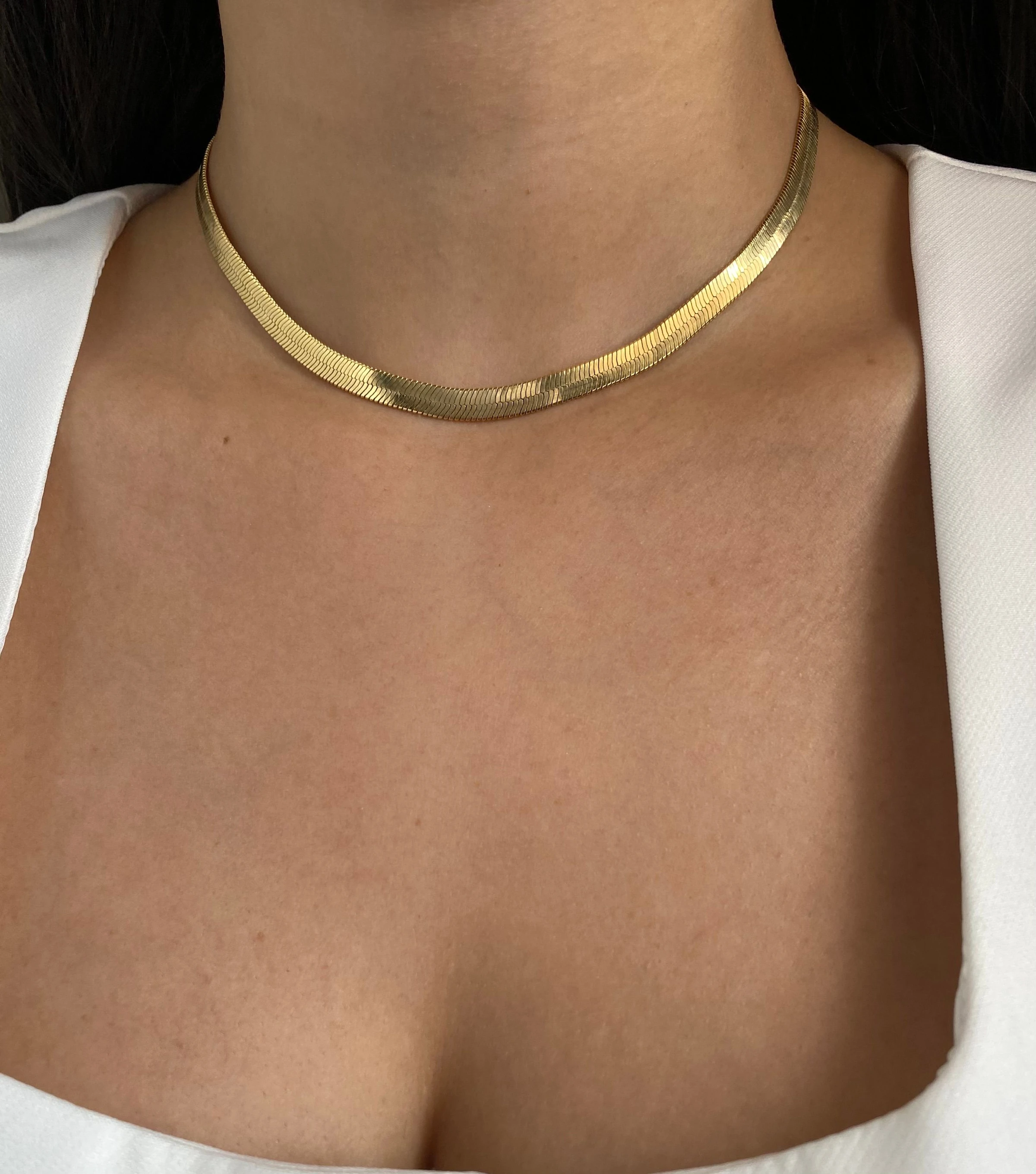 Choker Fita Grossa 5mm - 6