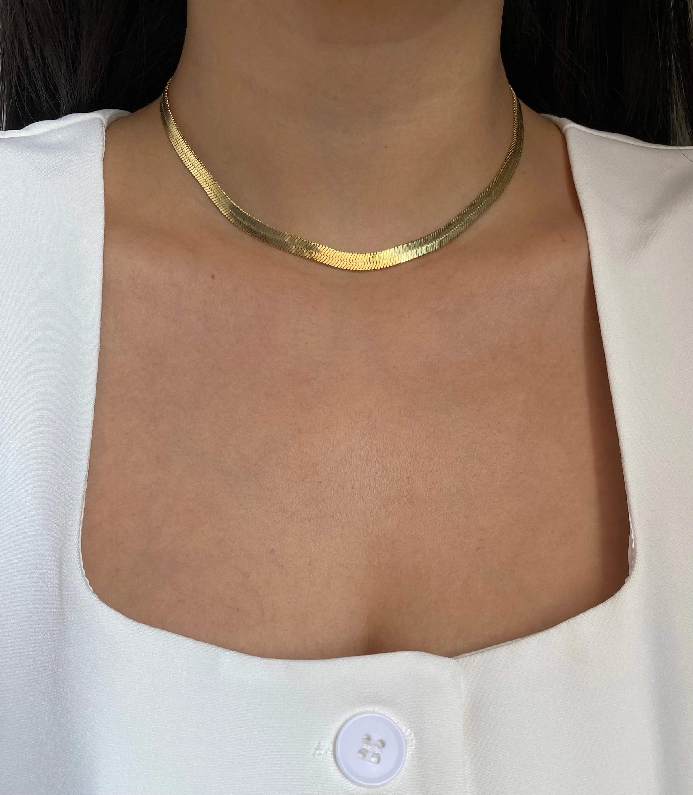 Choker Fita Grossa 5mm - 1