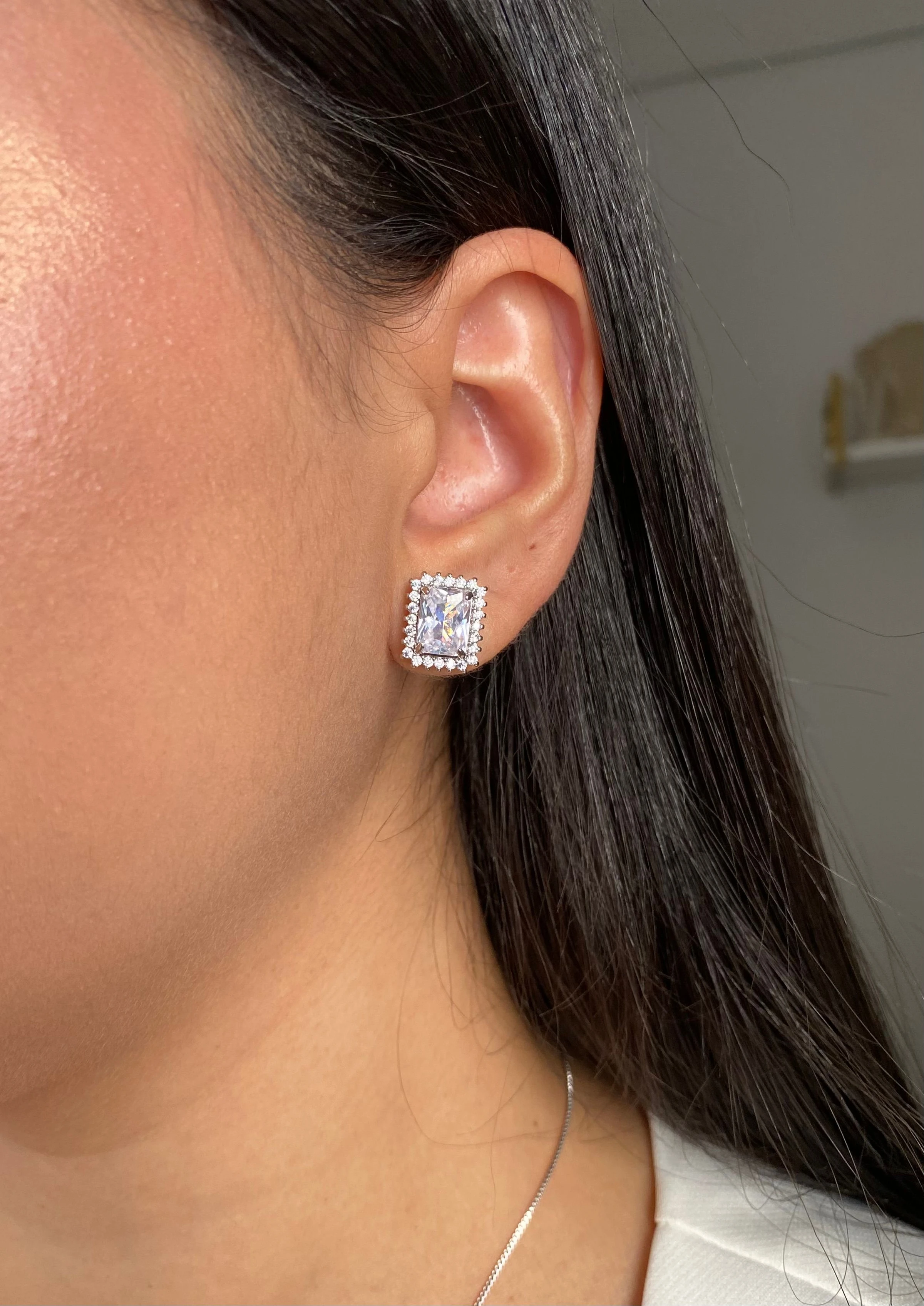 Conjunto Retangular Cravejado - 6