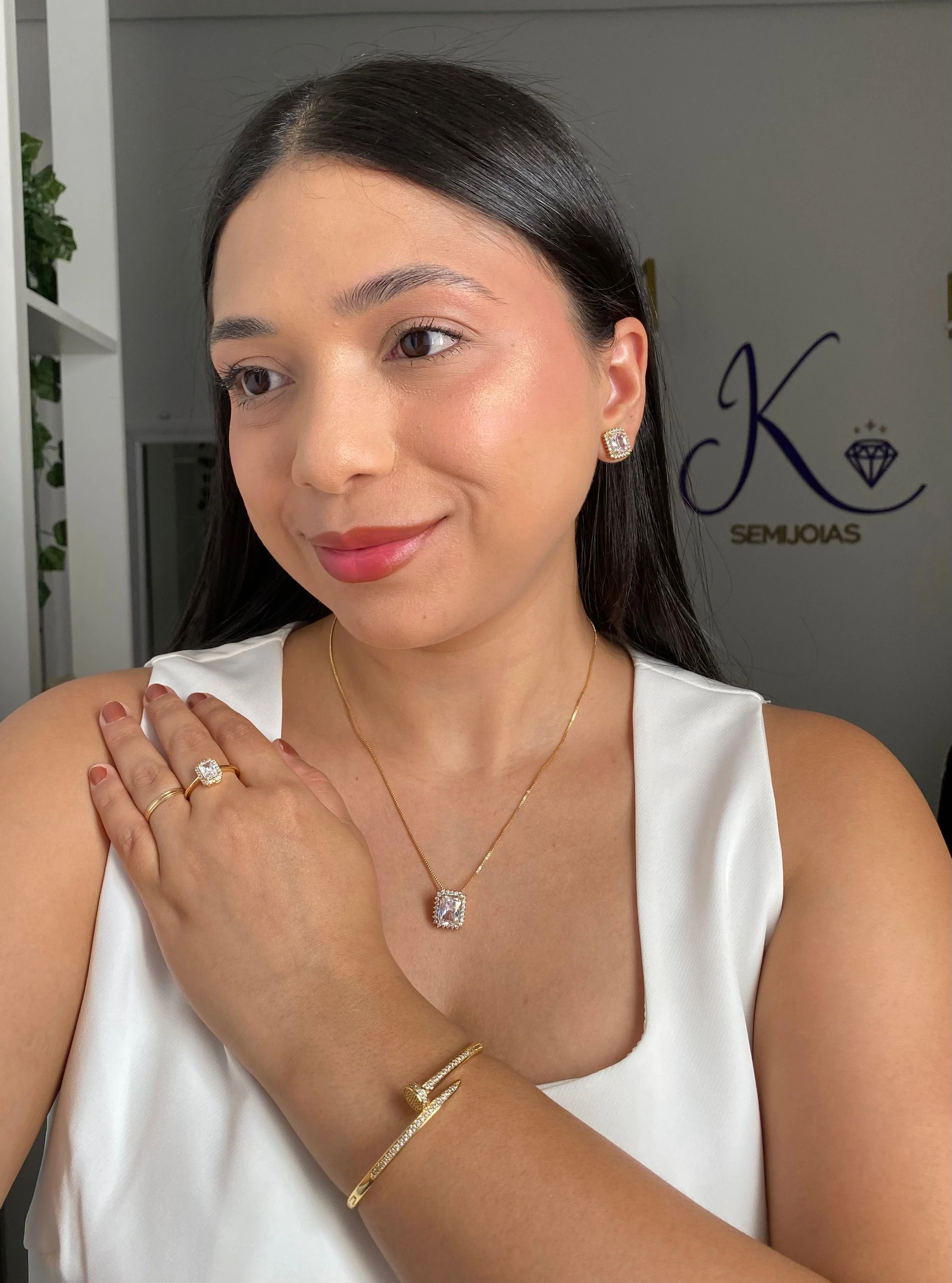 Bracelete Prego Cravejado - 4