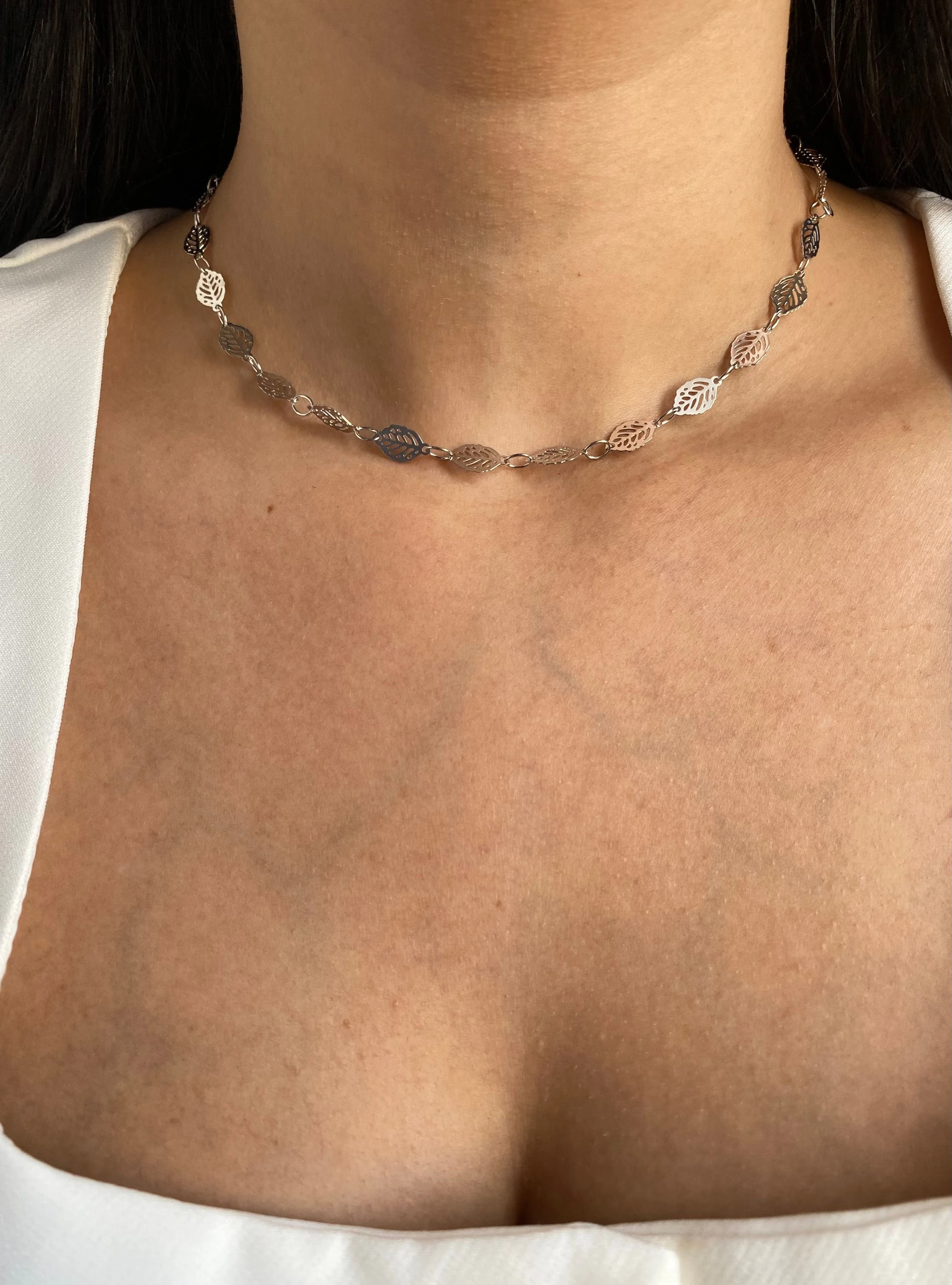 Choker Folhas Vazadas - 3