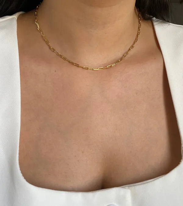 Choker Elos Retangulares
