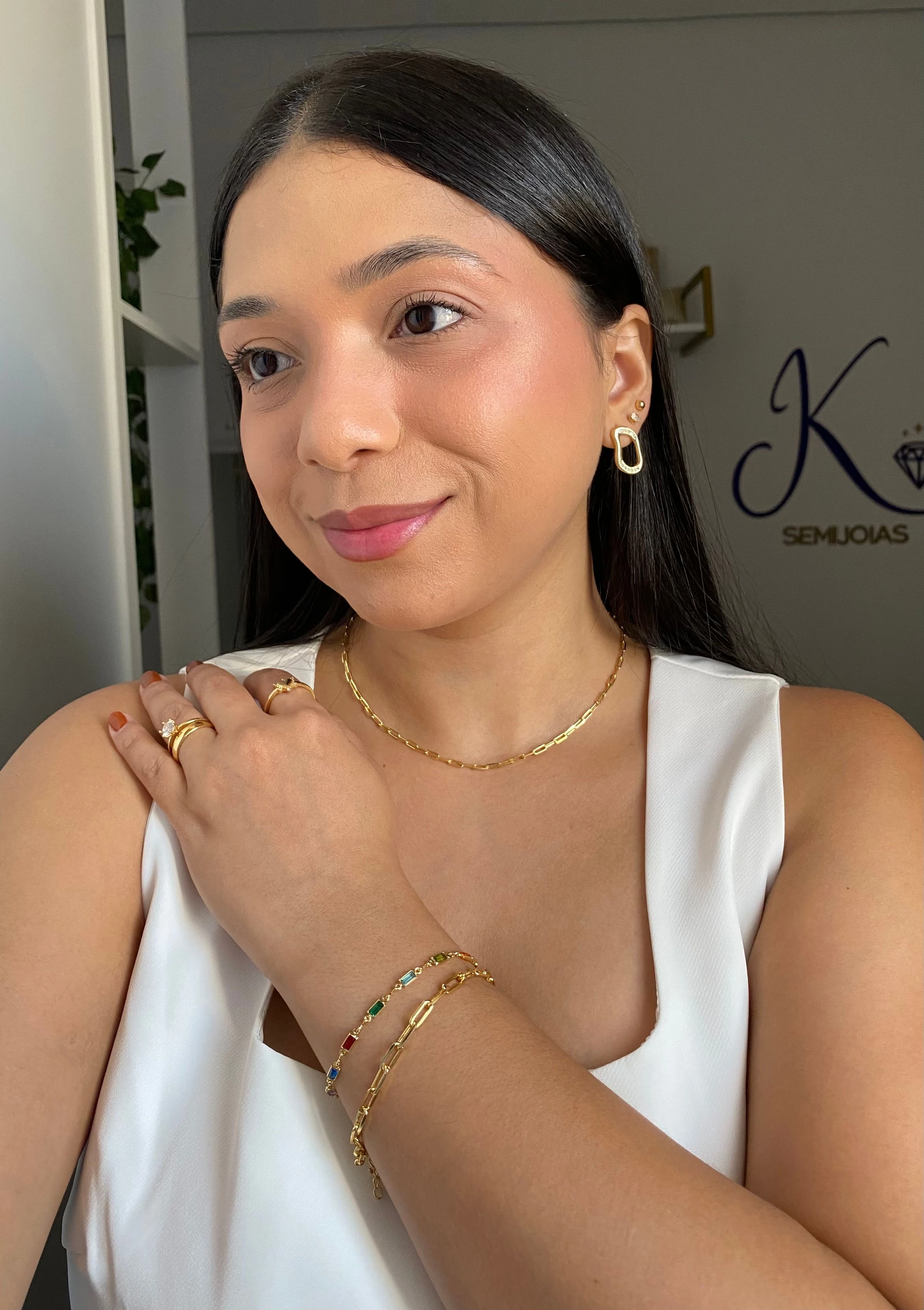 Choker Elos Retangulares - 3