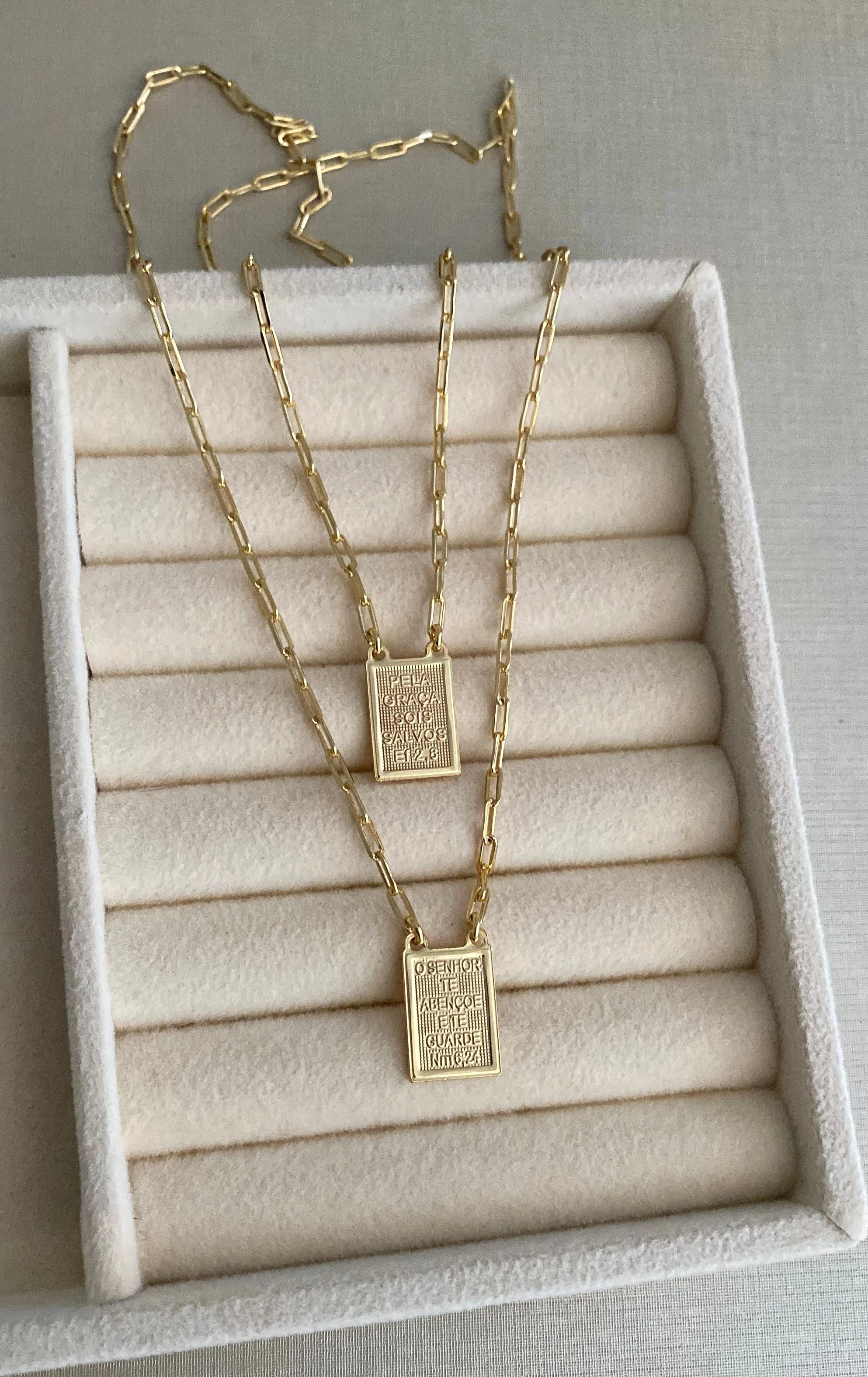 Colar Escapulário no Cartier 60cm - 2