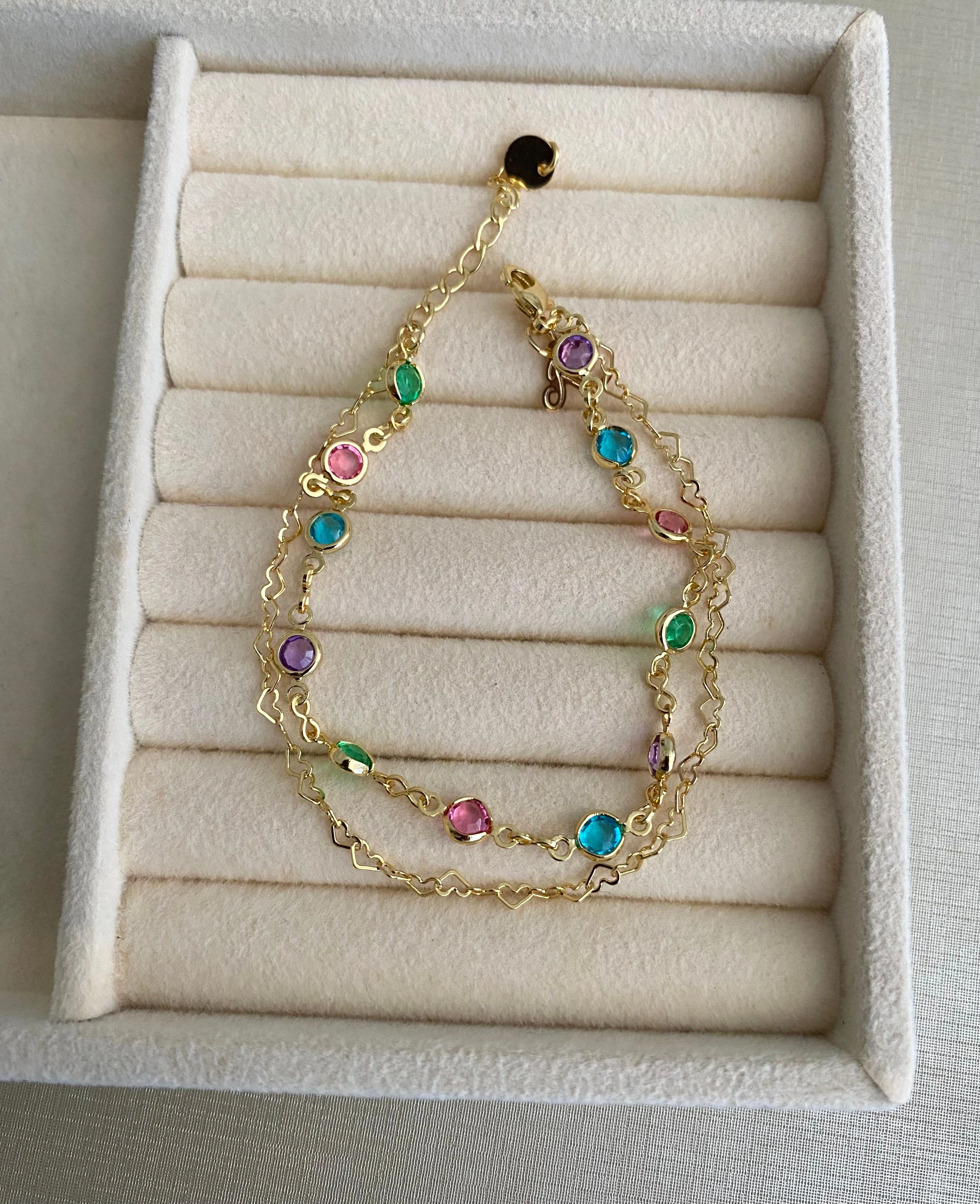 Pulseira Dupla Candy Color - 2