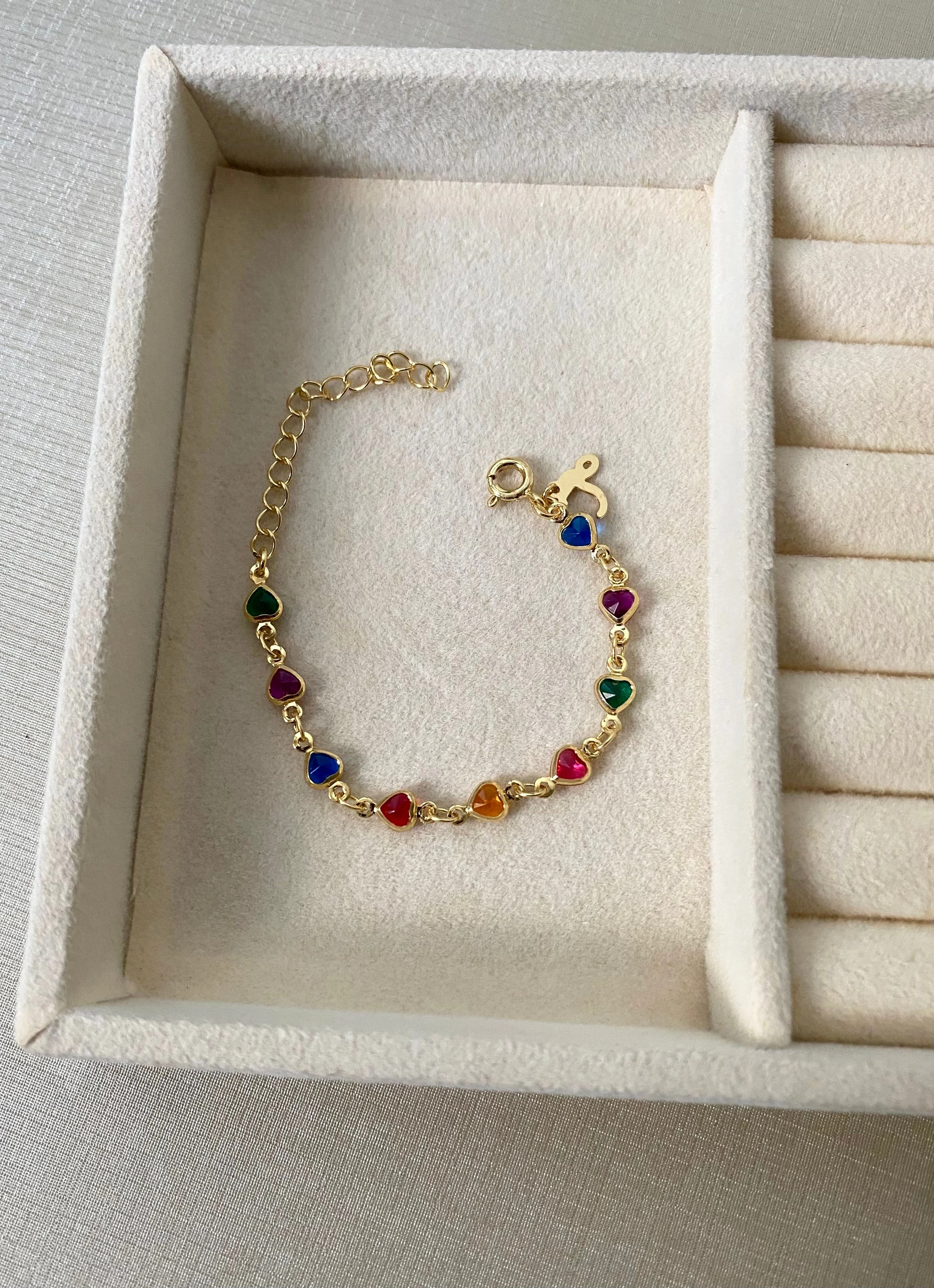 Pulseira Corações Coloridos - 2