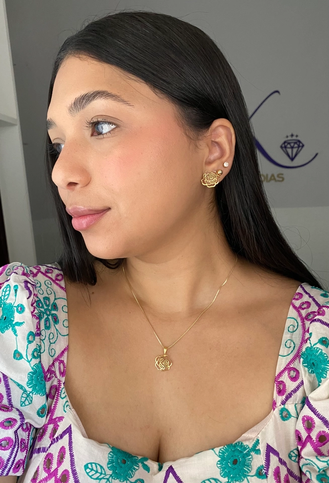 Conjunto Rosa Vazada  - 2