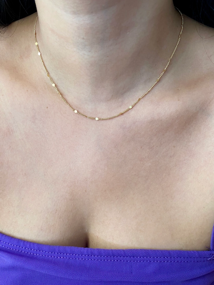 Choker com Chapinhas Lisas - 3