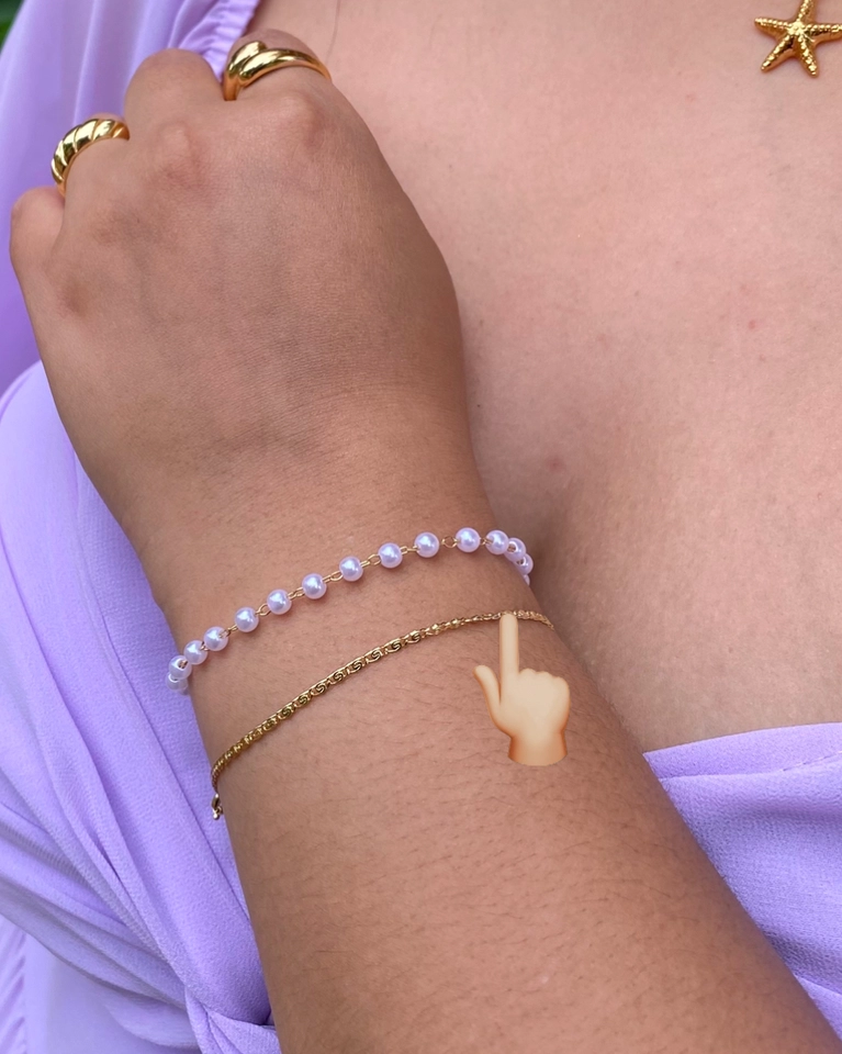 Pulseira Clipe Fina - 1