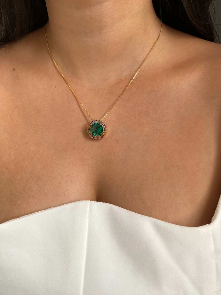 Conjunto Redondo Verde Color - 4
