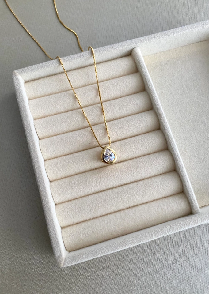 Colar Gota Ponto de Luz M - 4