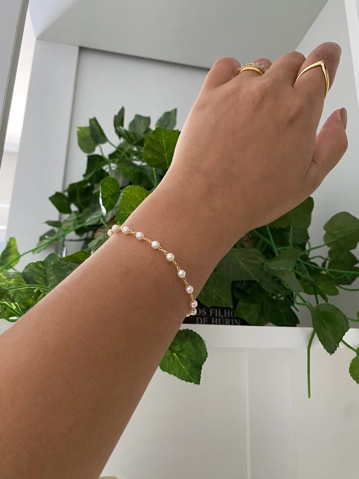 Pulseira Mini Pérolas