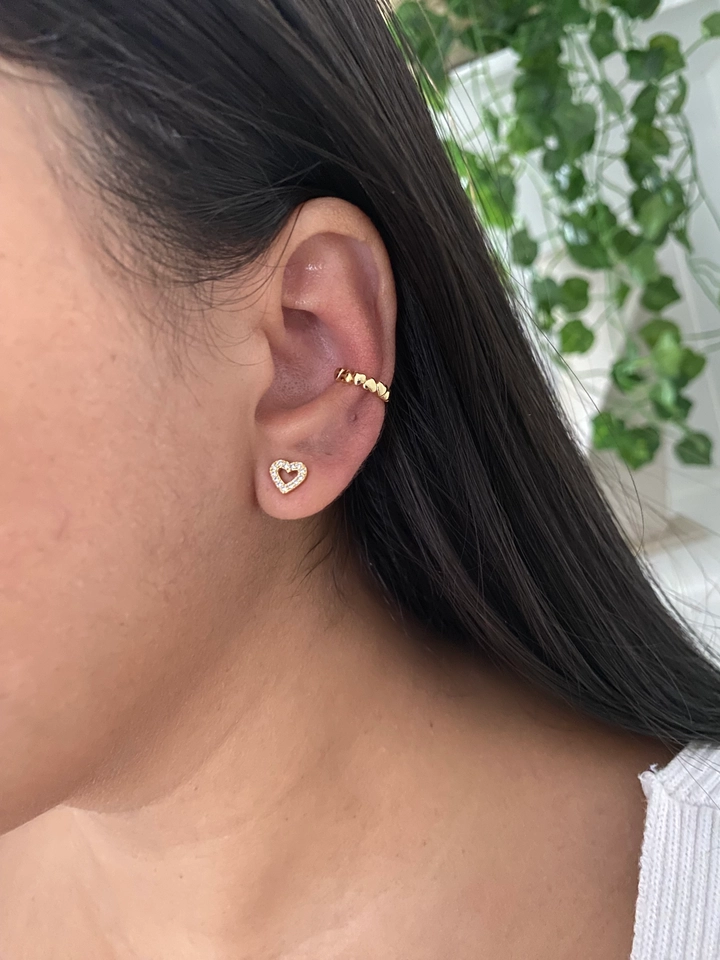 Piercing Fake Curvado Coração