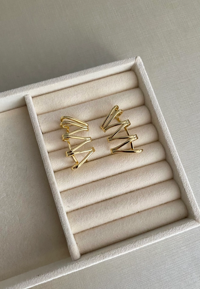 Ear Cuff Fios Duplos - 2