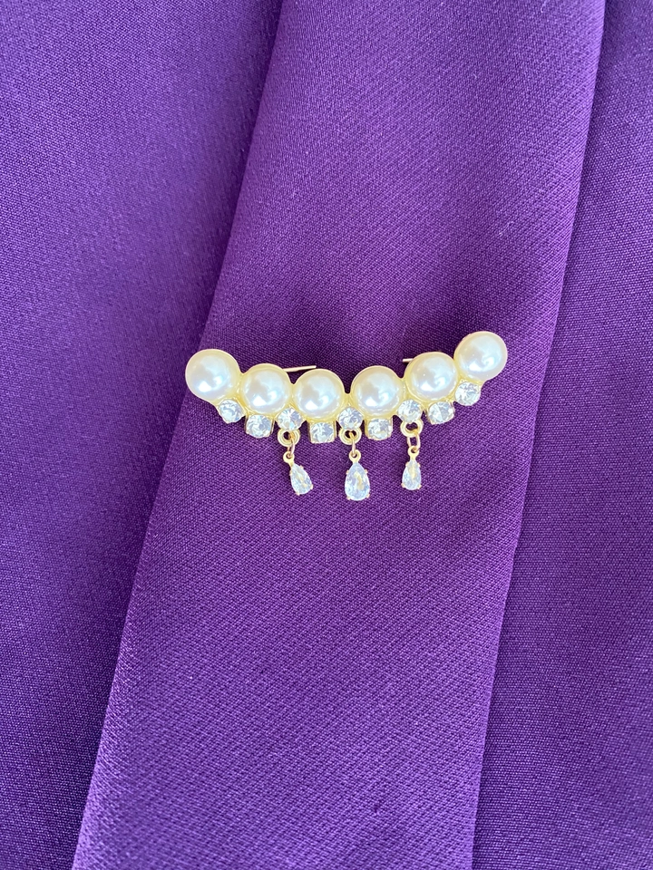 Broche Pérolas com Gotas (biju) - 2