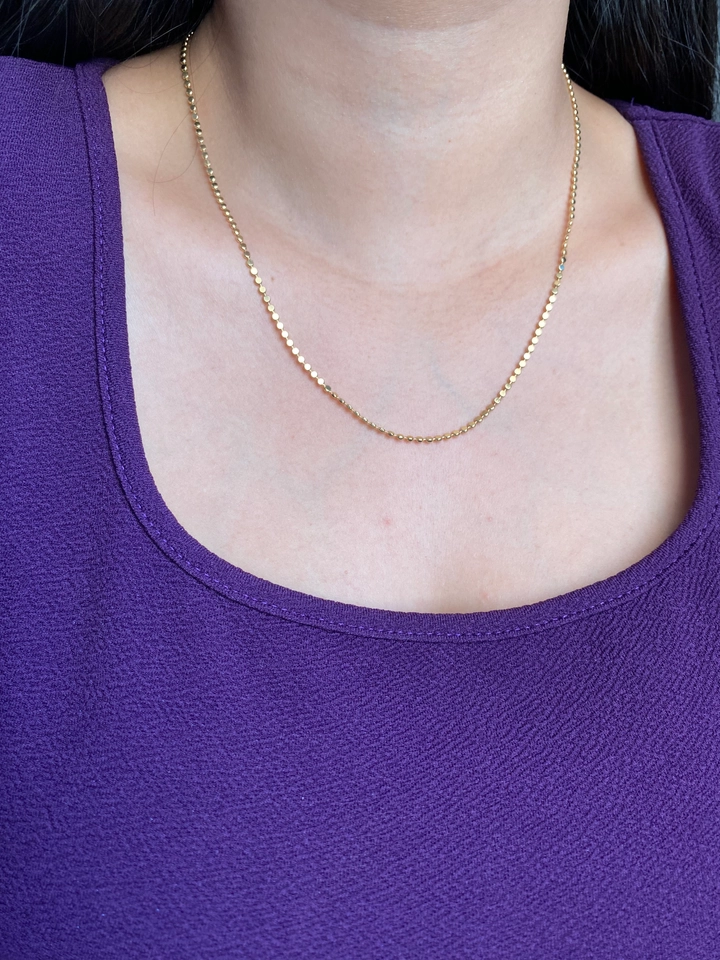Choker Bolas Achatadas - 4