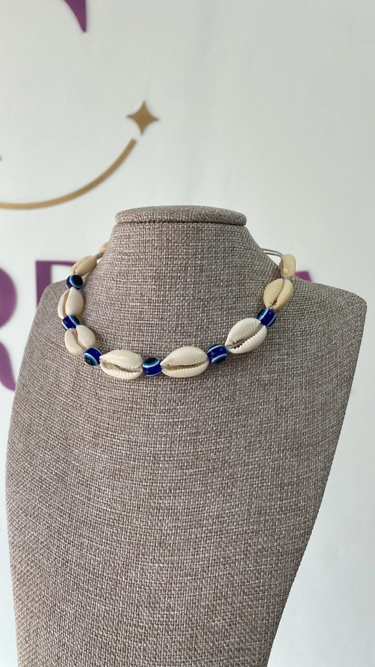 CHOCKER DE BÚZIOS E OLHO GREGO  - 1