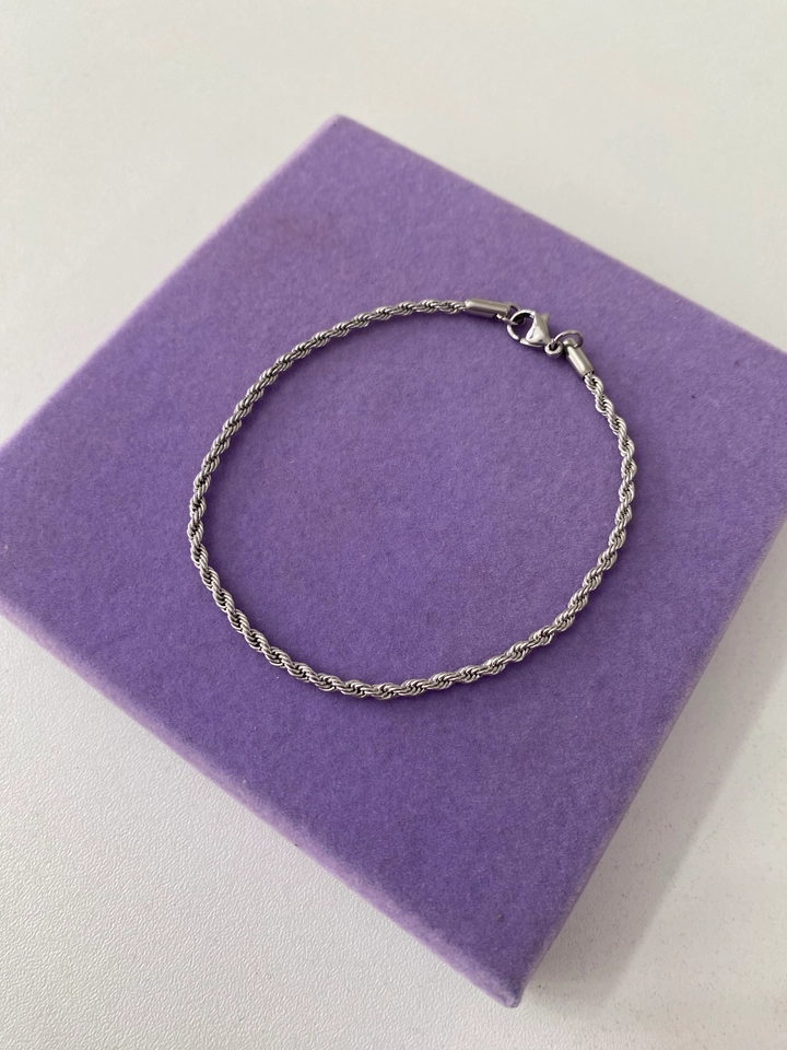 PULSEIRA CORDÃO BAIANO EM AÇO INOXIDÁVEL  - 1