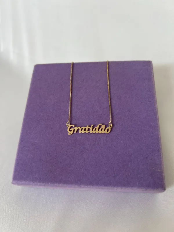 COLAR GRATIDÃO SEMIJOIA - imagem 2