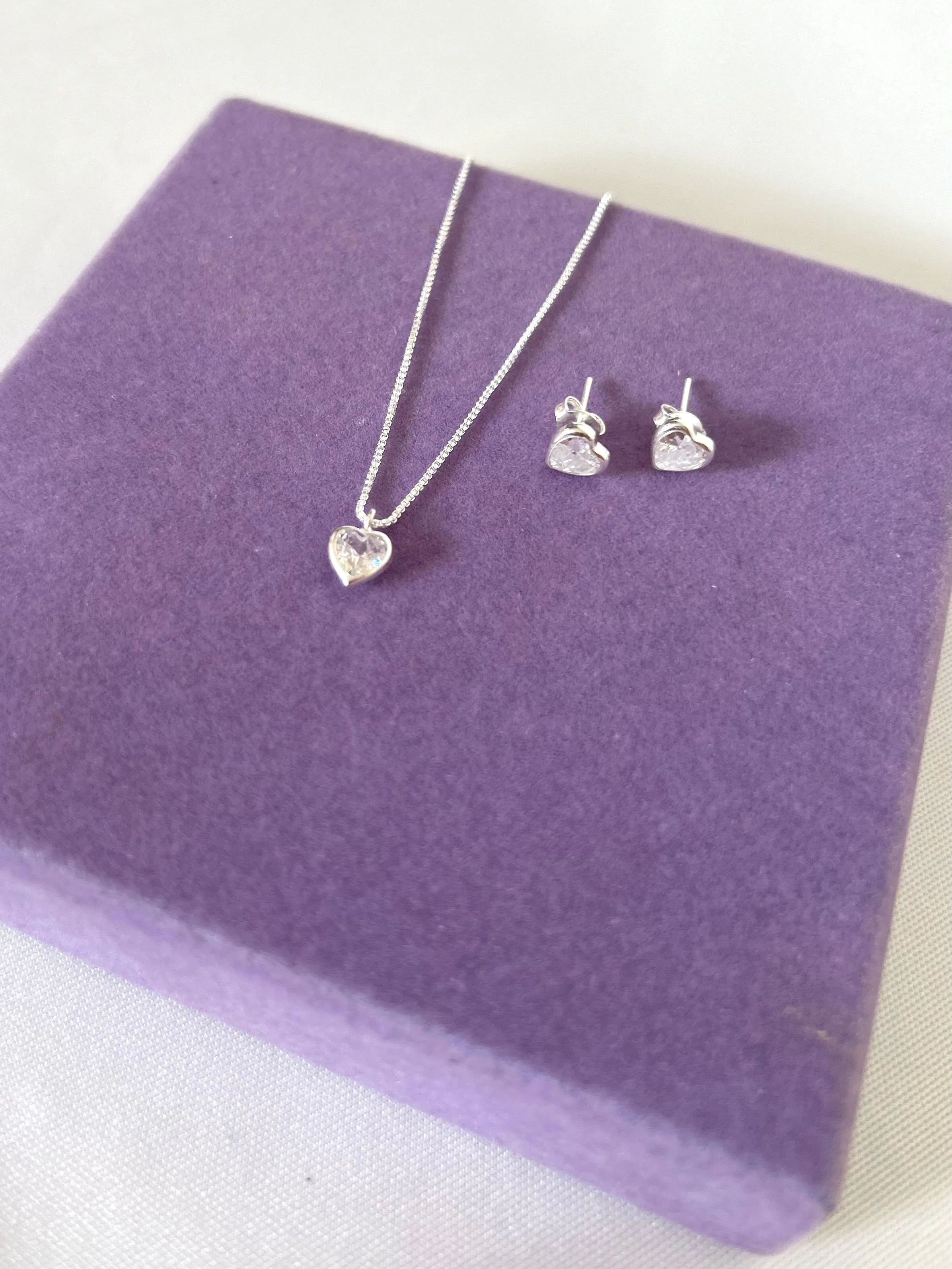 CONJUNTO AMOR RADIANTE PRATA 925 - 2