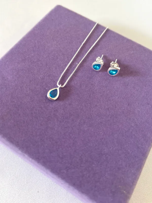CONJUNTO OCEANO PRATA 925 - imagem 2