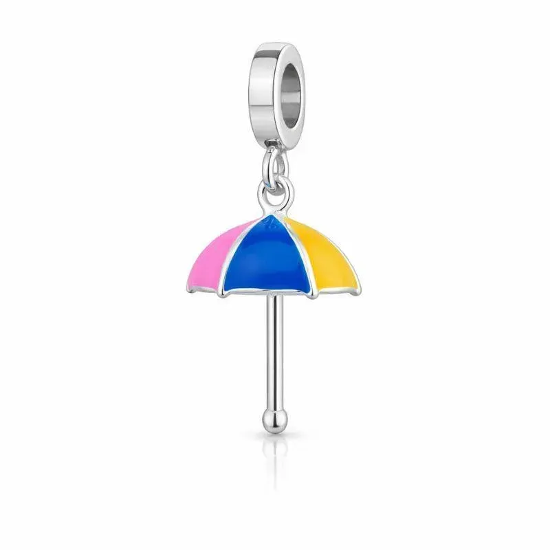 BERLOQUE  GUARDA-CHUVA ESMALTADO - PRATA 925  - 1