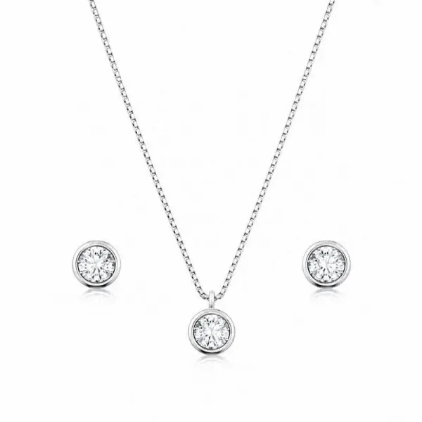 CONJUNTO LUZ SERENA PRATA 925