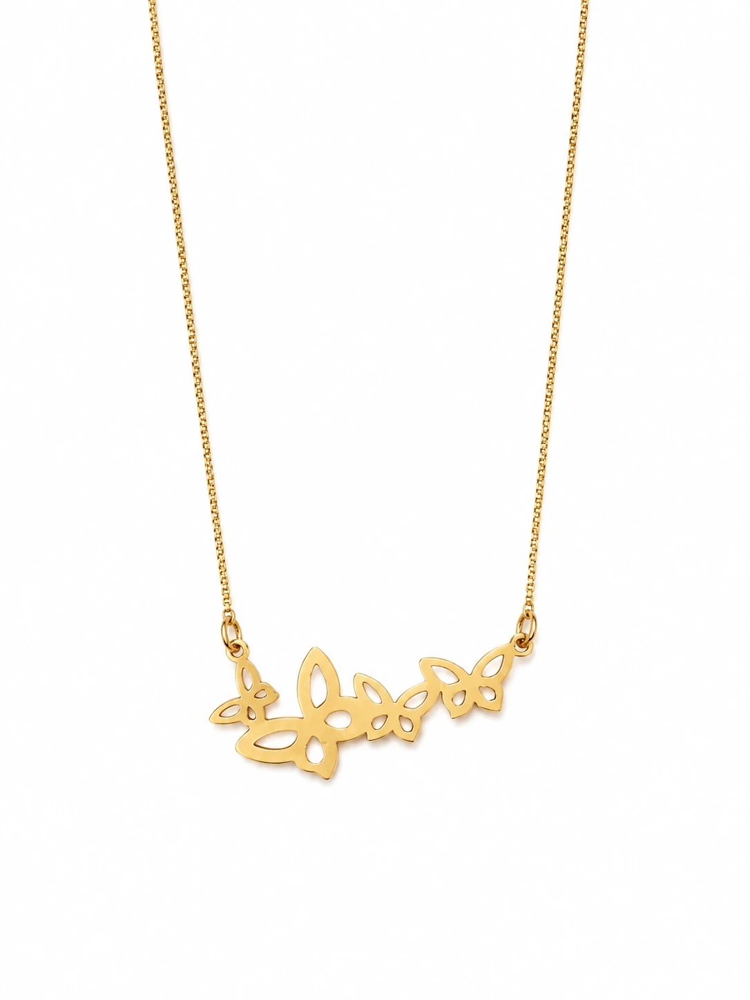 COLAR LUNA FOLHEADO A OURO - 1