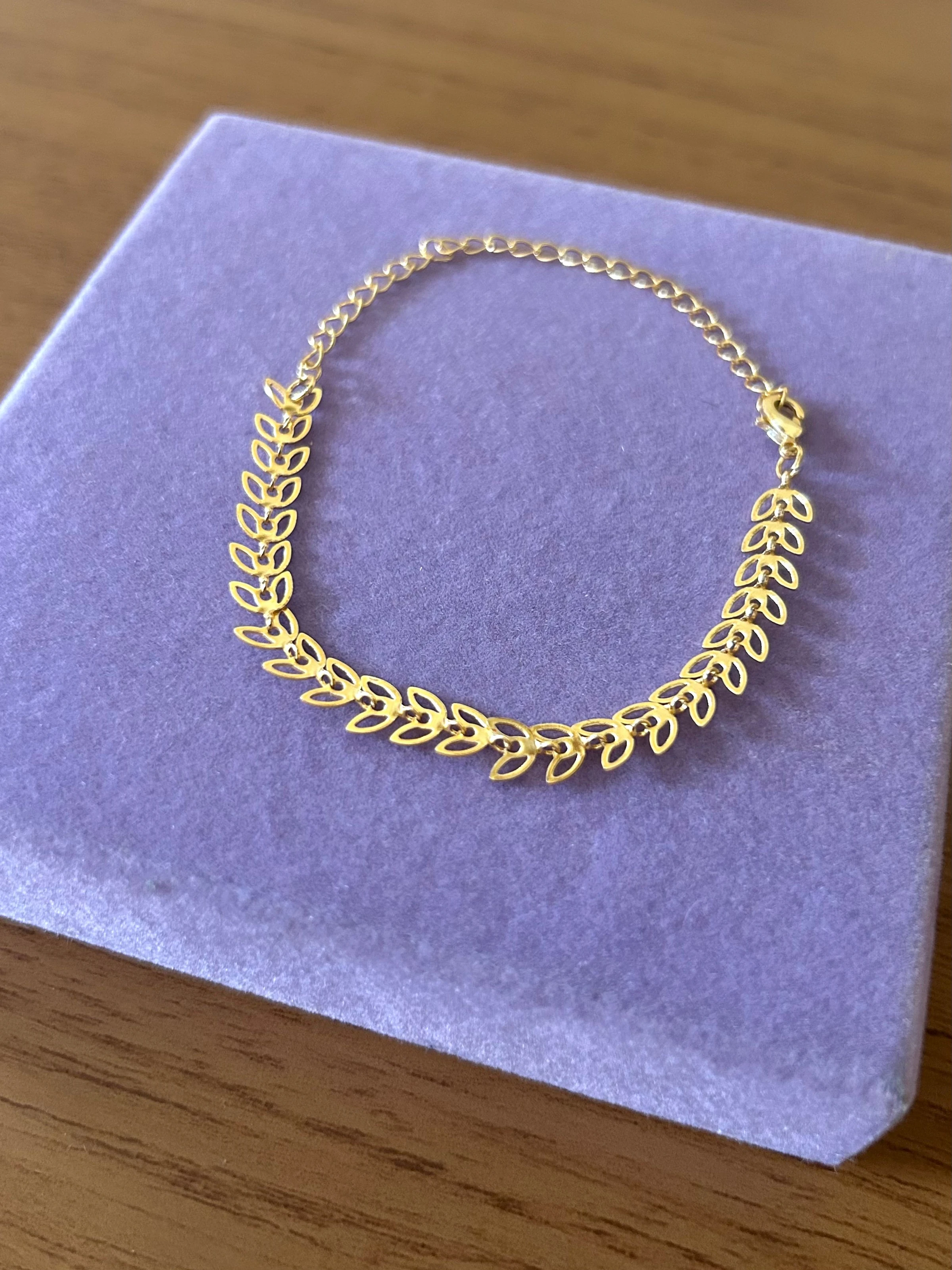 PULSEIRA FOLHEADO A OURO  - 1