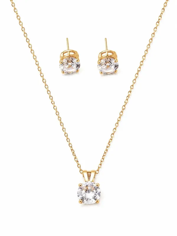 CONJUNTO PONTO DE LUZ FOLHEADO A OURO