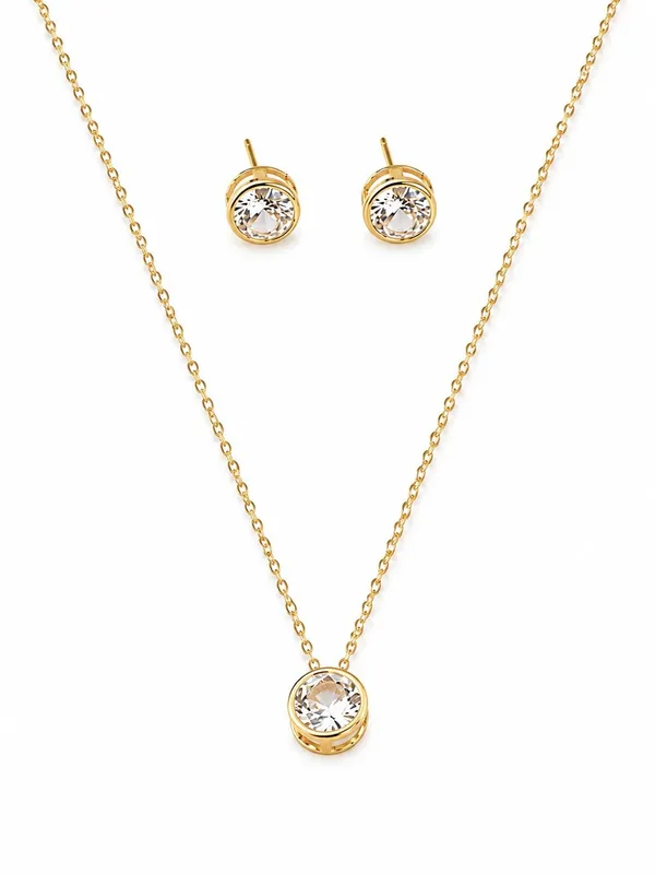 CONJUNTO PONTO DE LUZ FOLHEADO A OURO