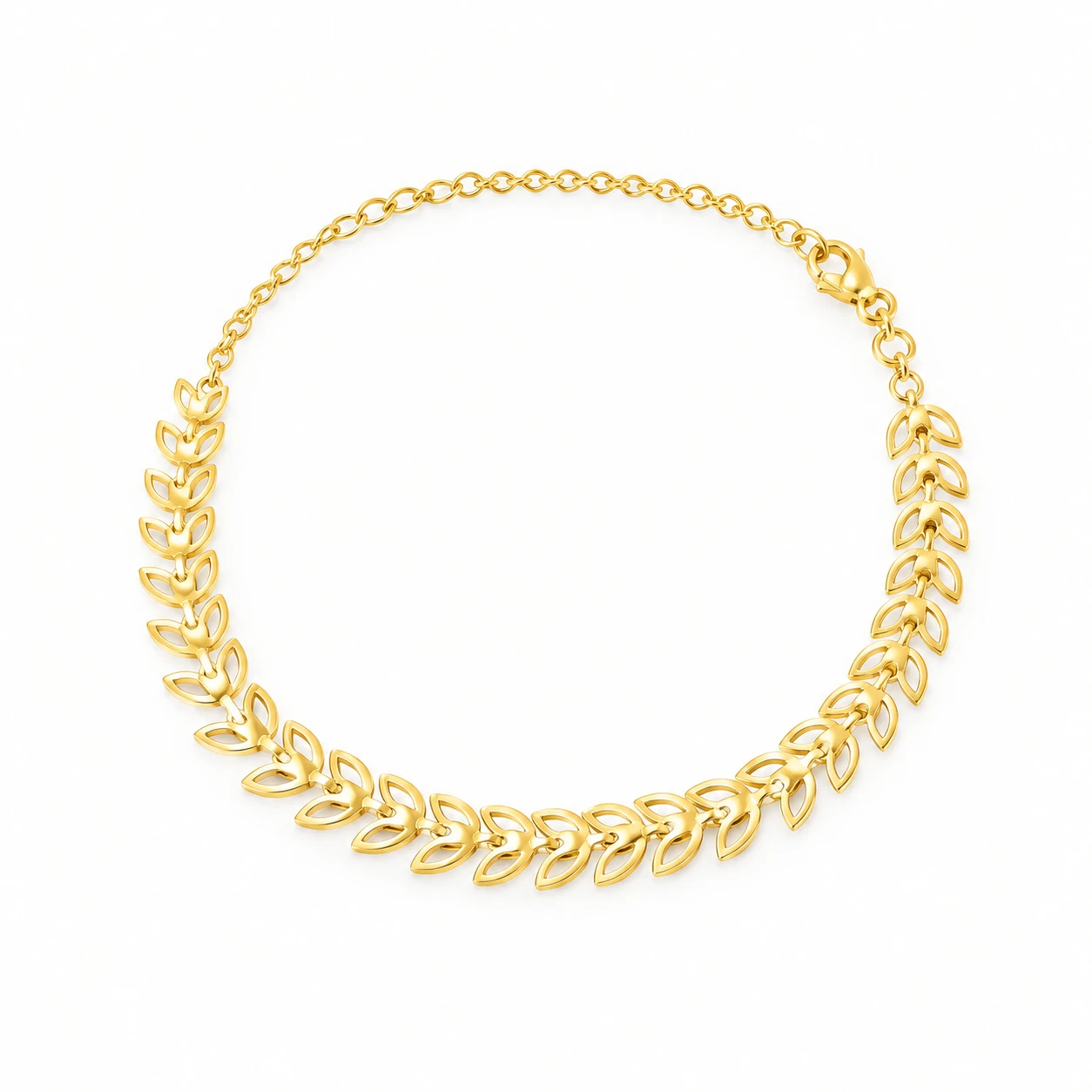 PULSEIRA FOLHEADO A OURO  - 1