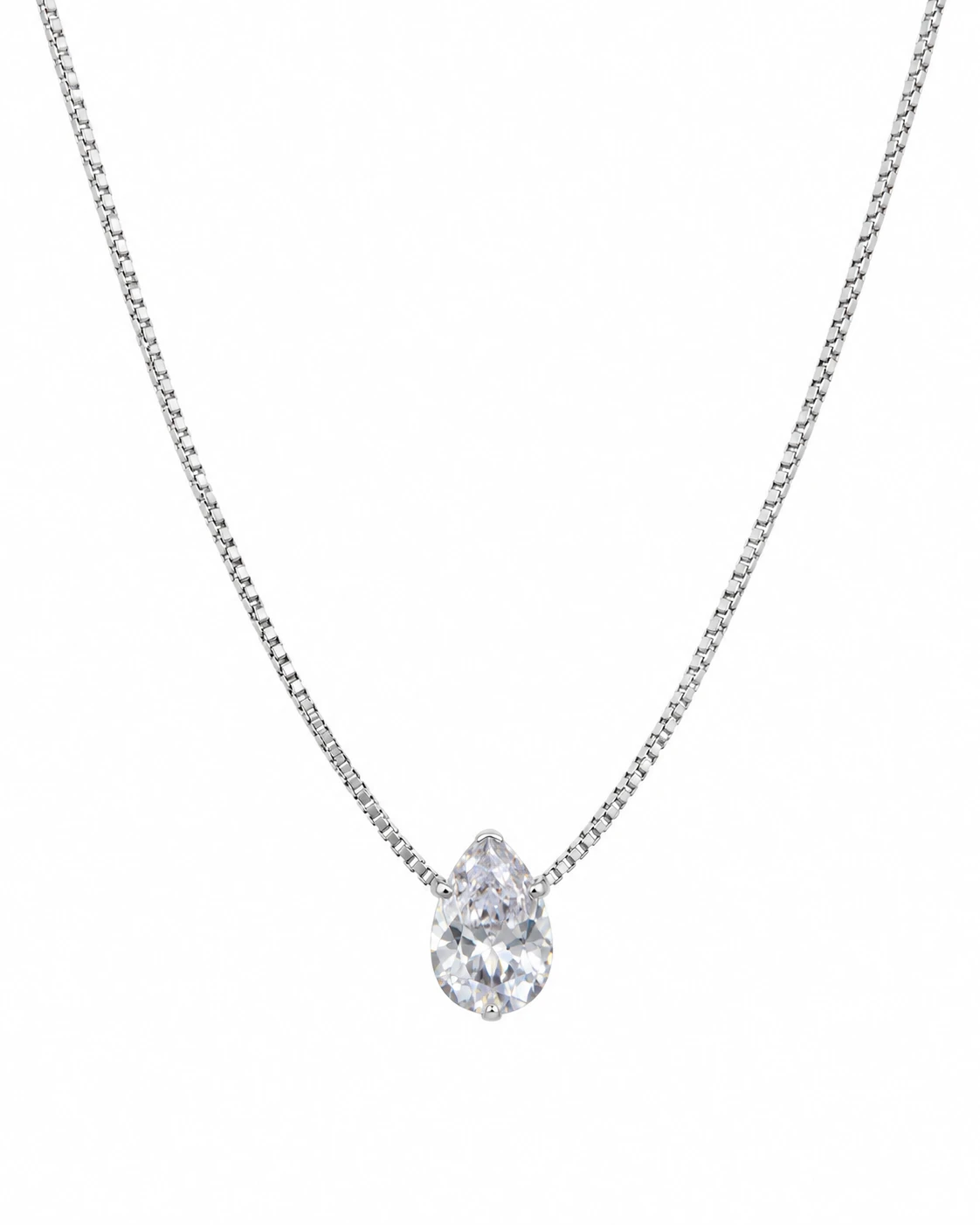 COLAR GOTA PRATA 925  - 1