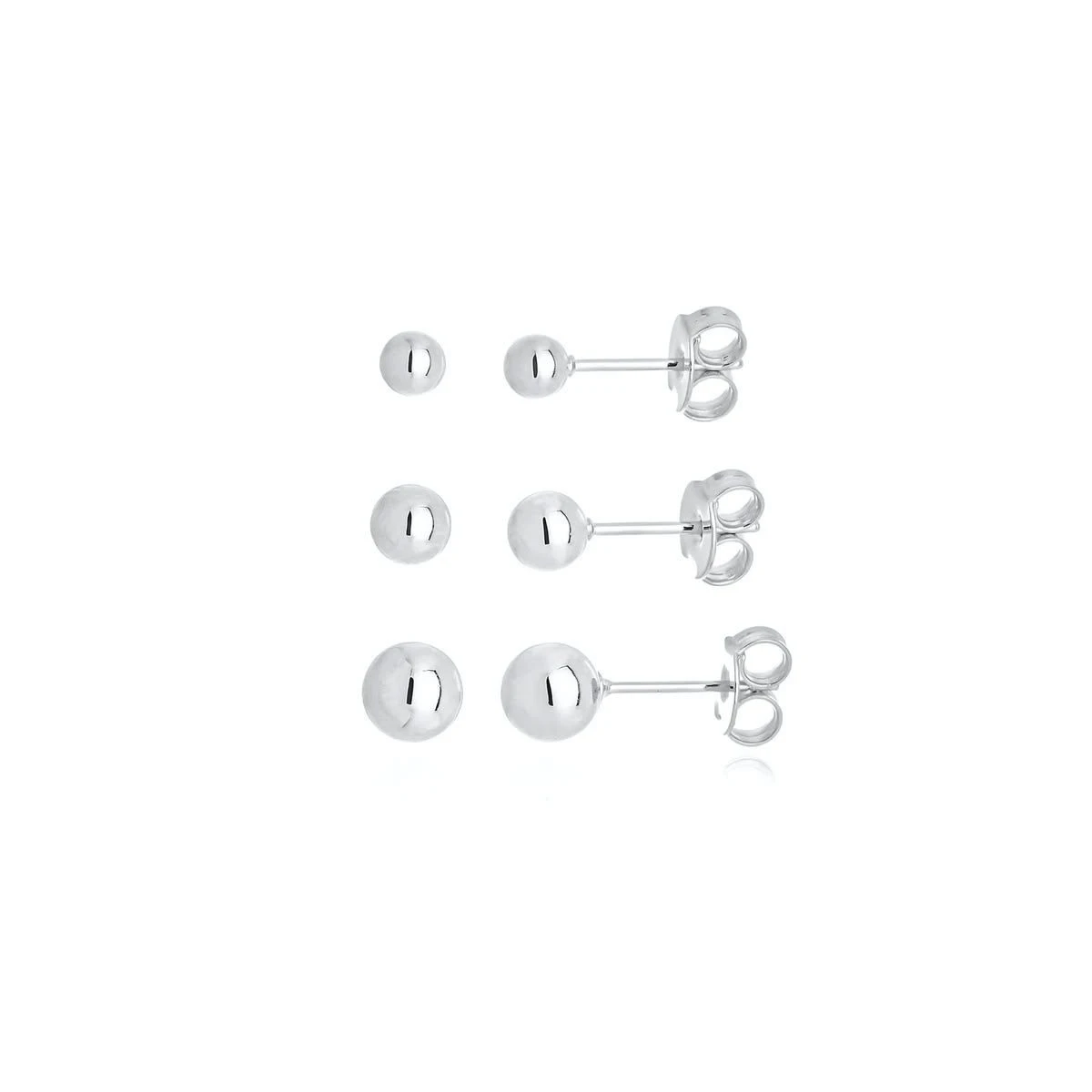 TRIO DE BOLINHAS PRATA 935 - 1