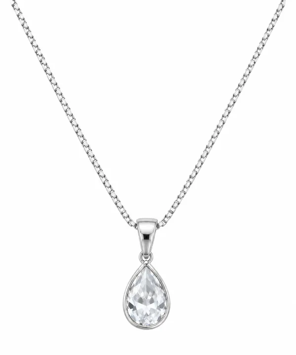 COLAR GOTA G PRATA 925