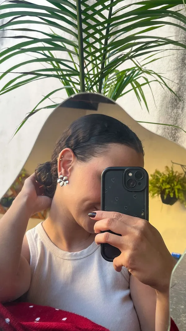 Brinco flor - imagem 2