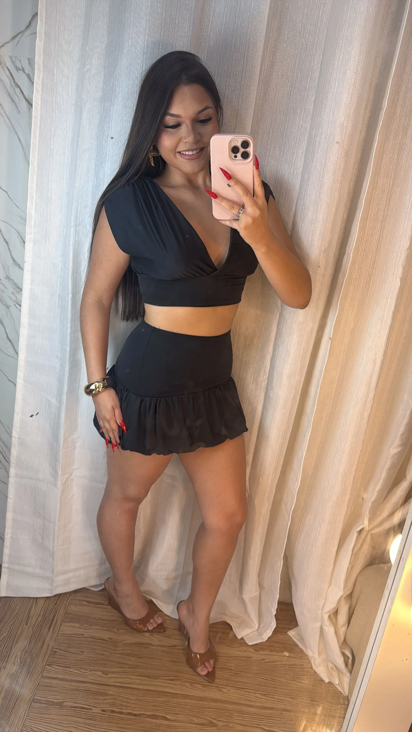 Conjunto Marcela poliamida (preto) - 3