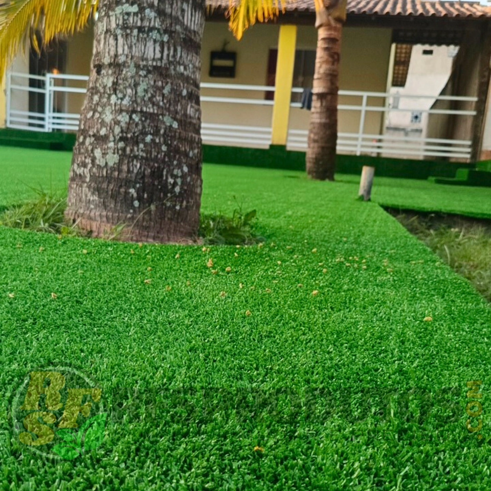 GRAMA SINTÉTICA 12mm Rolo 2m x 25m - 50m² (valor por m²) - Com proteção UV e proteção antifungos - 6