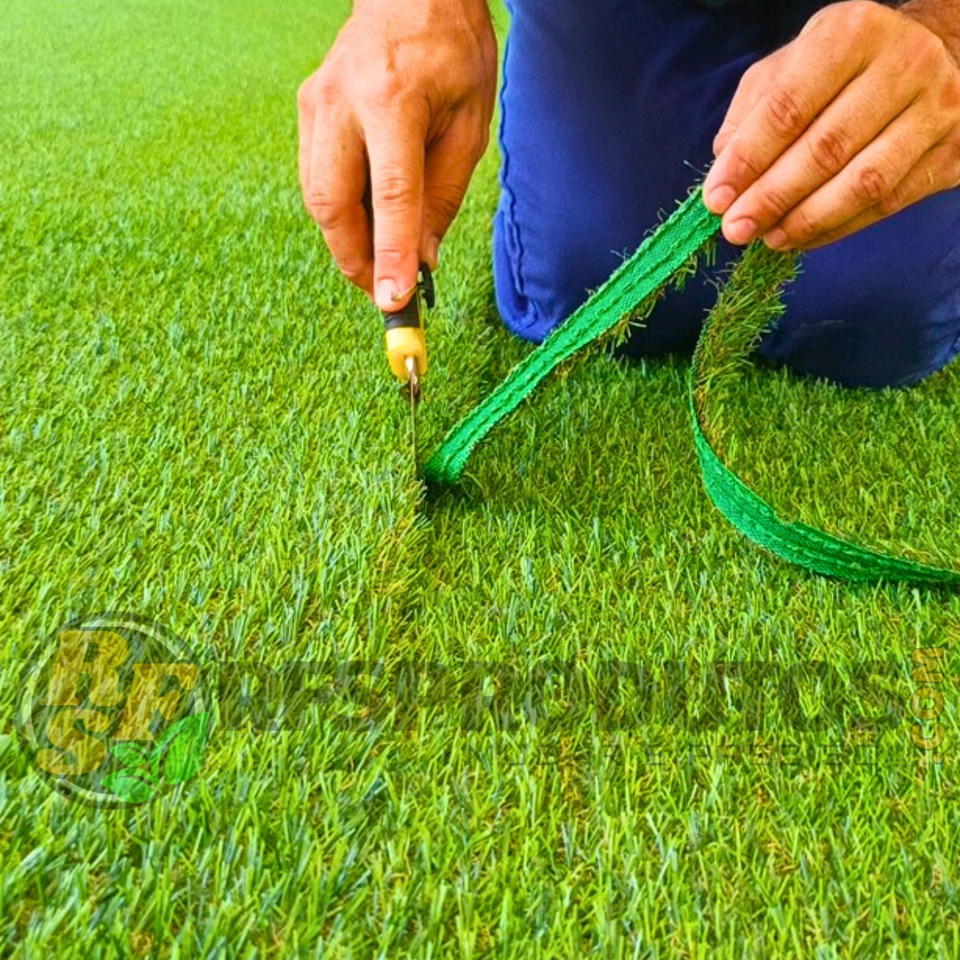 GRAMA SINTÉTICA 30MM Rolo 2m x 25m - 50m² (valor por m²)_SOFT TRICOLOR REALISTA- Com proteção UV e Proteção Antifungos - 4