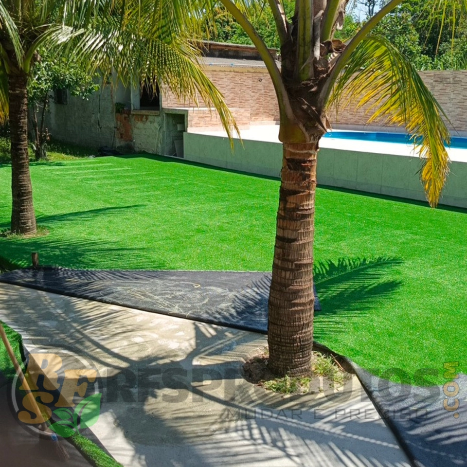 GRAMA SINTÉTICA 12mm Rolo 2m x 25m - 50m² (valor por m²) - Com proteção UV e proteção antifungos - 5
