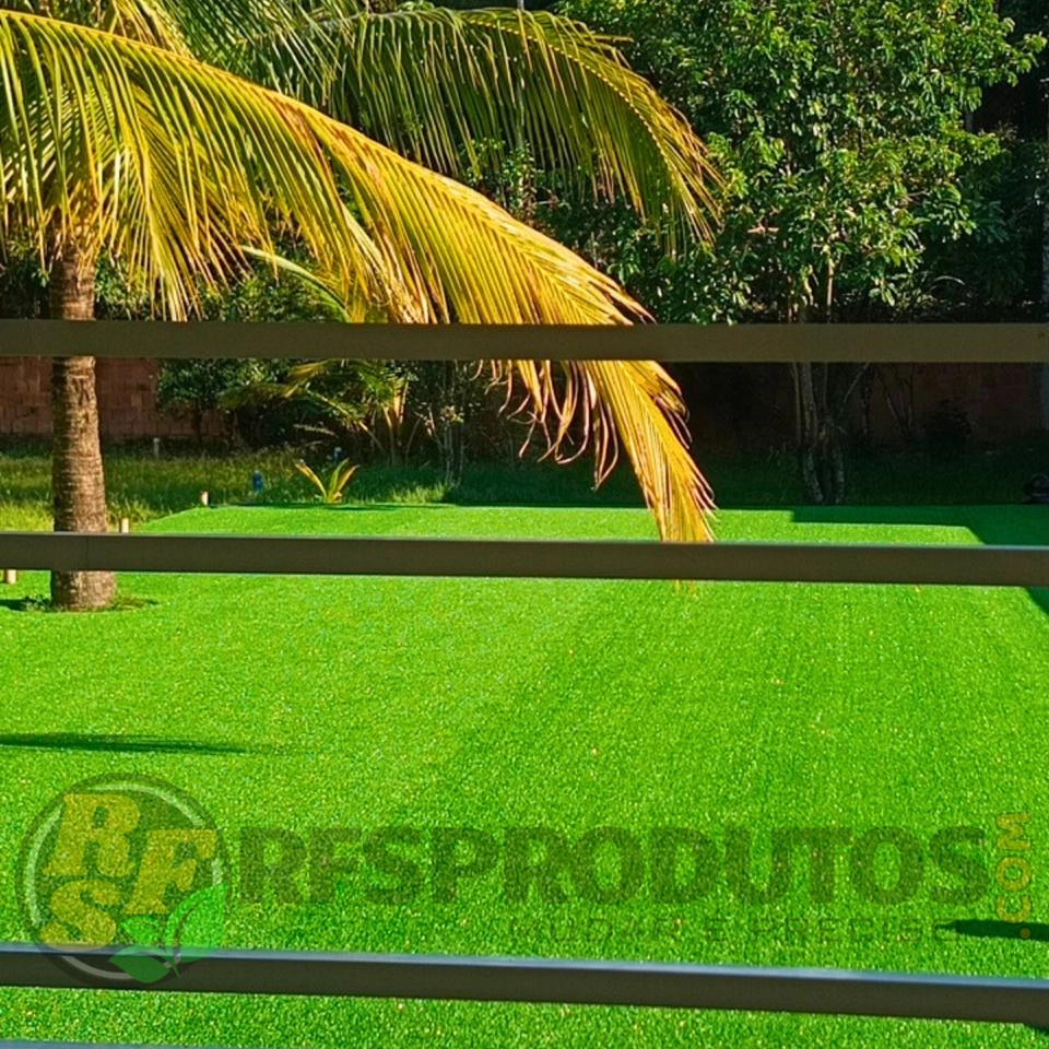 GRAMA SINTÉTICA 12mm Rolo 2m x 25m - 50m² (valor por m²) - Com proteção UV e proteção antifungos - 8