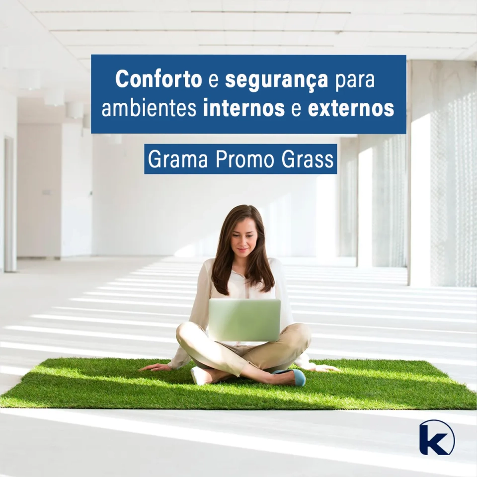 Tapete Grama Sintética 12mm decorativa 2m x 1m – Passadeira Decorativa Antiderrapante para Área Externa e Interna - 5
