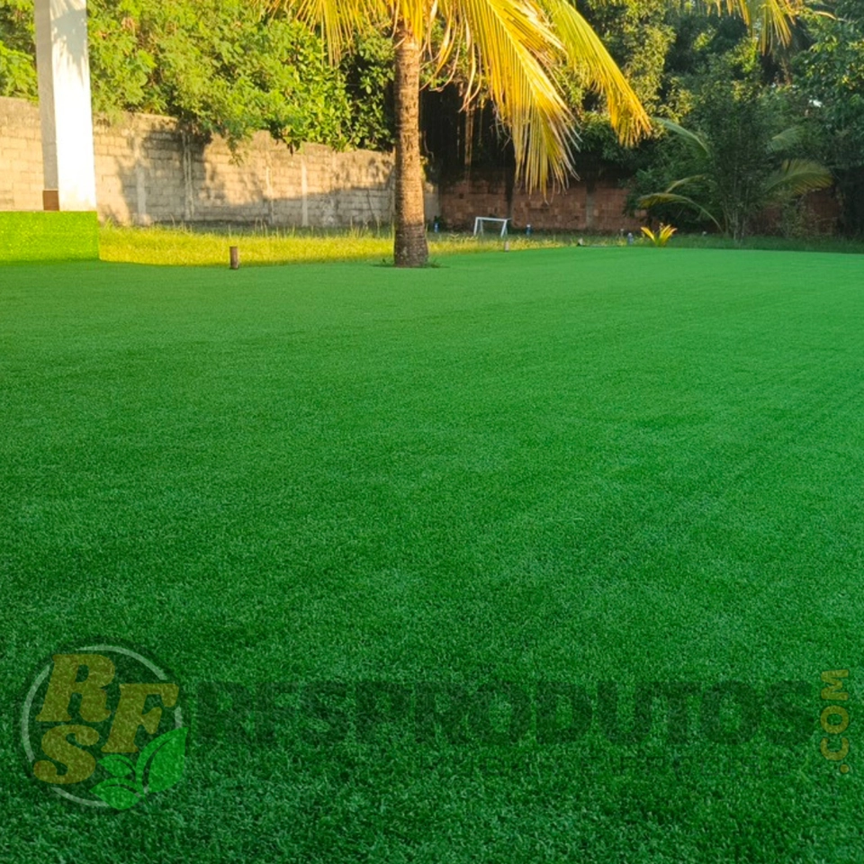 GRAMA SINTÉTICA 12mm Rolo 2m x 25m - 50m² (valor por m²) - Com proteção UV e proteção antifungos - 4