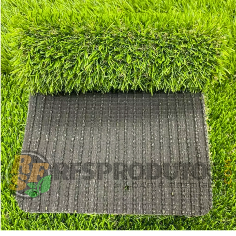 GRAMA SINTÉTICA 20MM Rolo 2m x 25m - 50m² (valor por m²)_SOFT TRICOLOR REALISTA- Com proteção UV e Proteção Antifungos